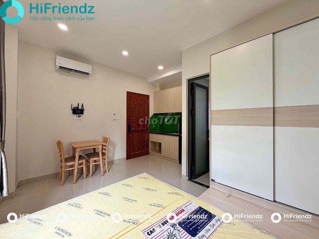 The beautiful studio - modern design - the private balcony