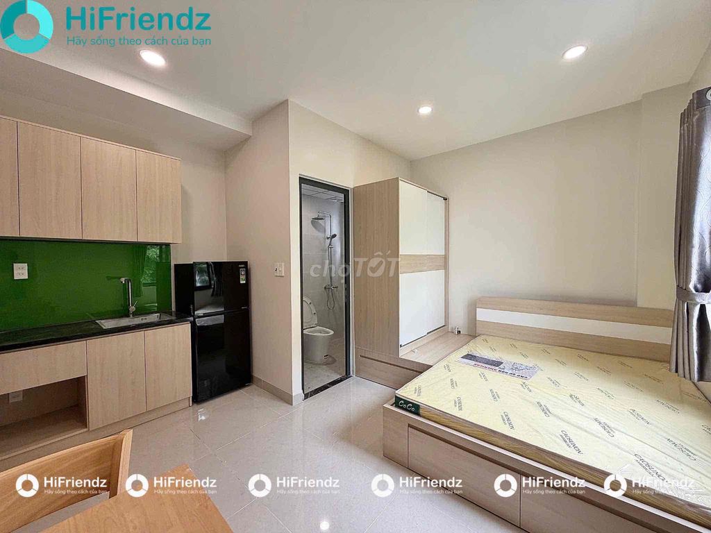 The beautiful studio - modern design - the private balcony