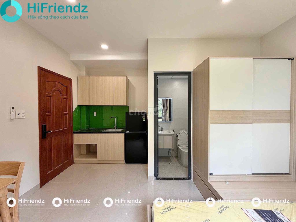 The beautiful studio - modern design - the private balcony