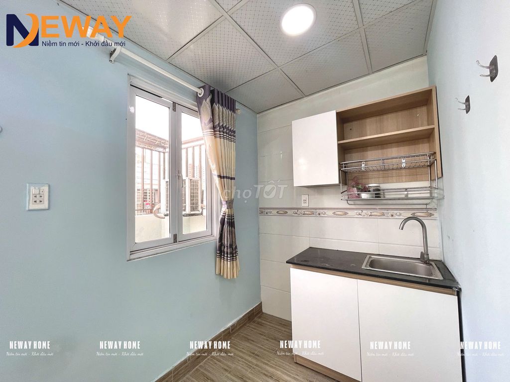 Rent studio full interior, kitchen cup, 4.5 million public.