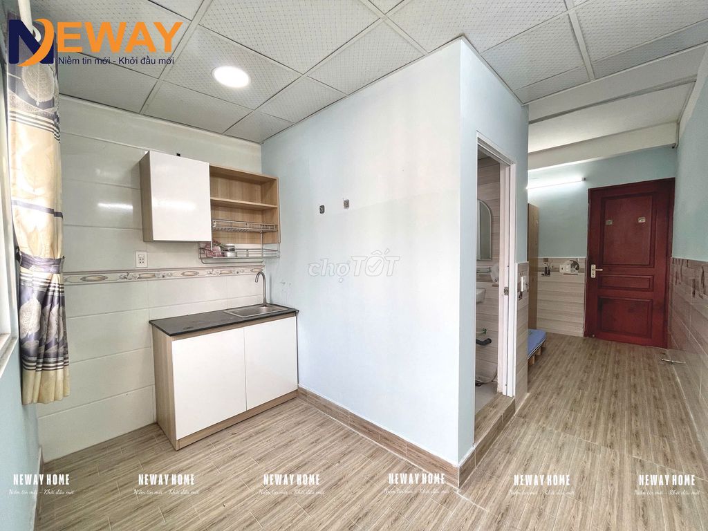 Rent studio full interior, kitchen cup, 4.5 million public.