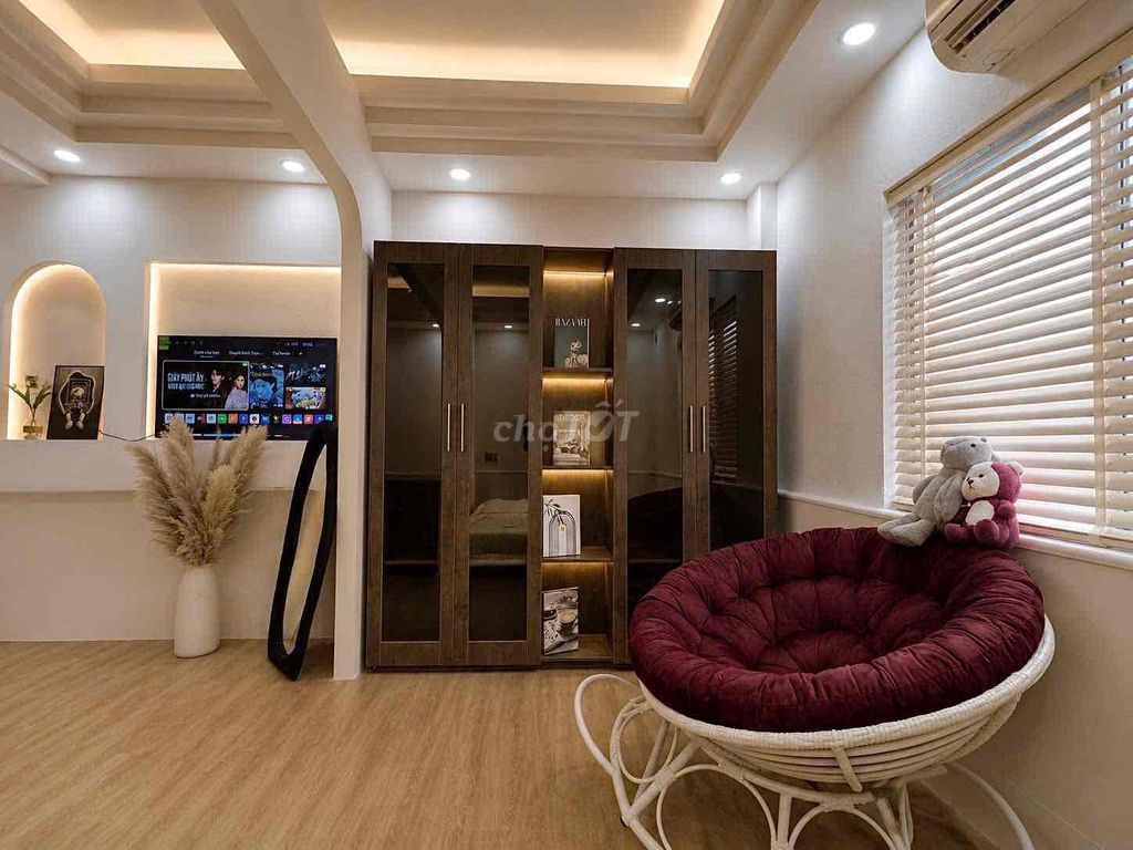 A bedroom in the airport full interior.