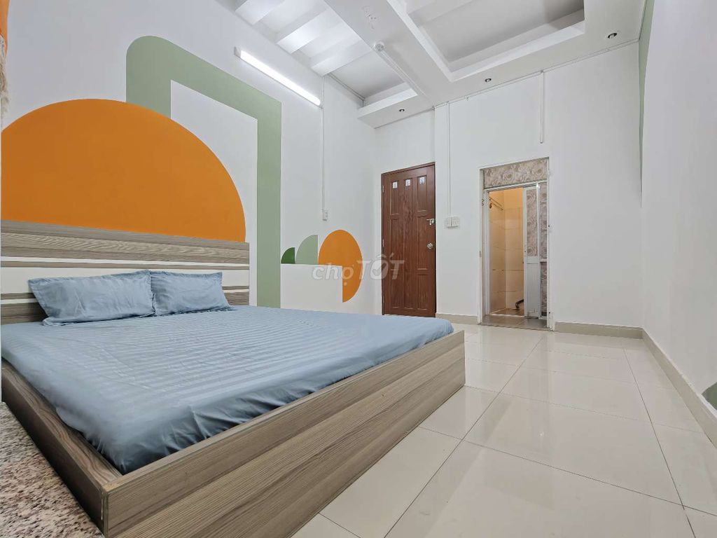 A nice 14/10 bedroom, 53th Street, Gò Vấp -- a super open balcony.