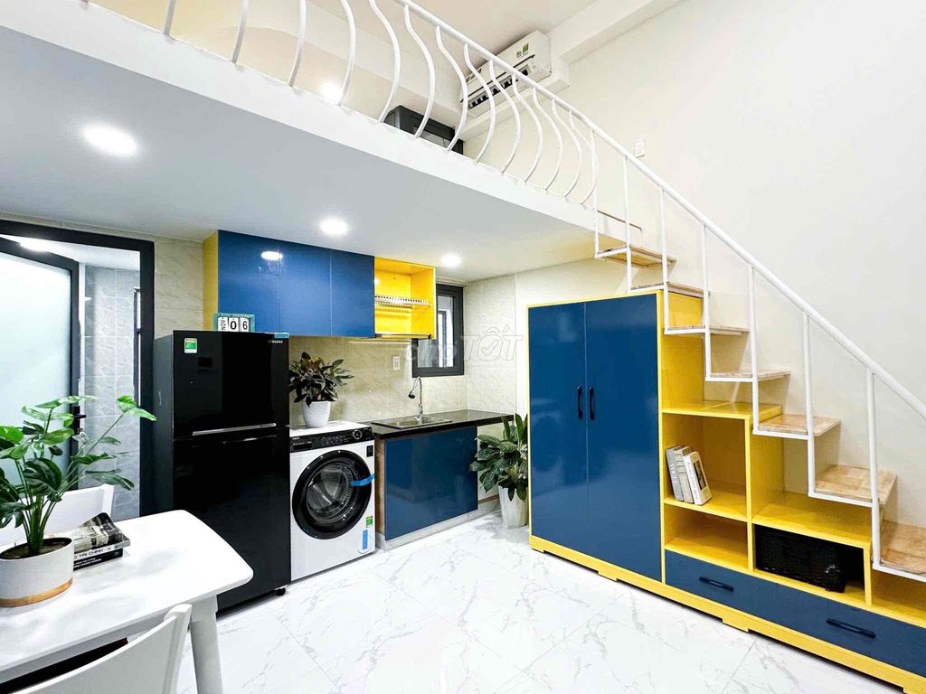 Rooms with a high guard 2 M District 7 - Pet - Near Lotte, New America Market, Funky