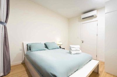 He rented two high-end bedrooms downtown.