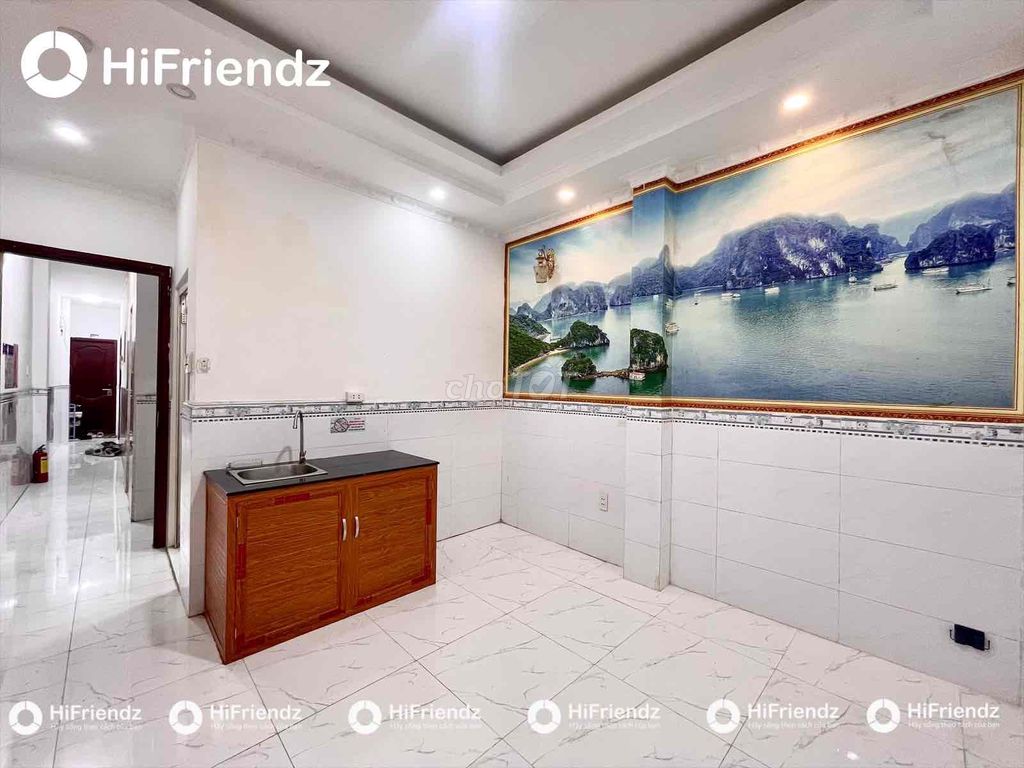 Check out the window balcony with a Tân Sơn air conditioning.