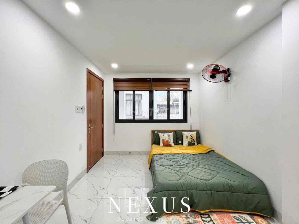 The balcony room + sky window - cool, natural light