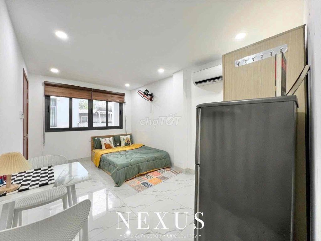 The balcony room + sky window - cool, natural light