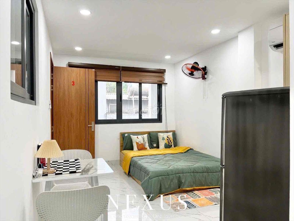 The balcony room + sky window - cool, natural light