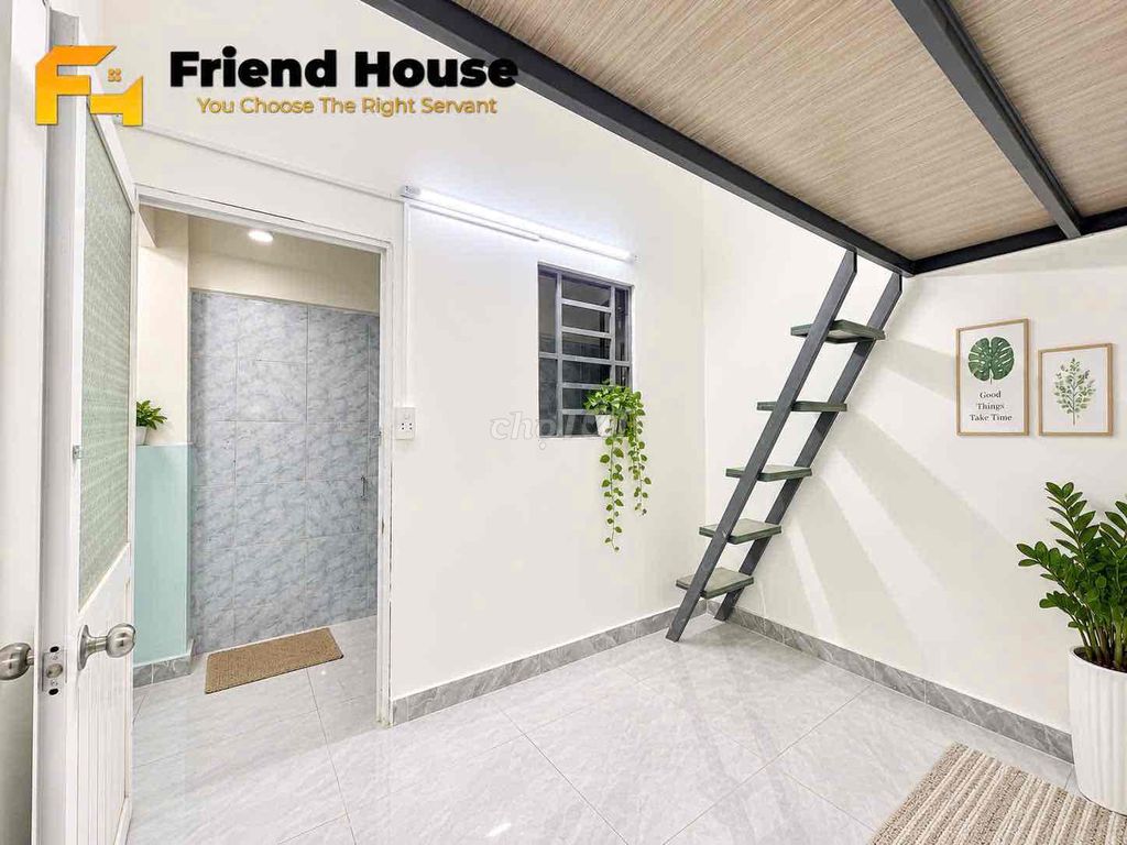 Rent a new cheap new room at Phan Văn Trị--right in the middle of the bronze chain.