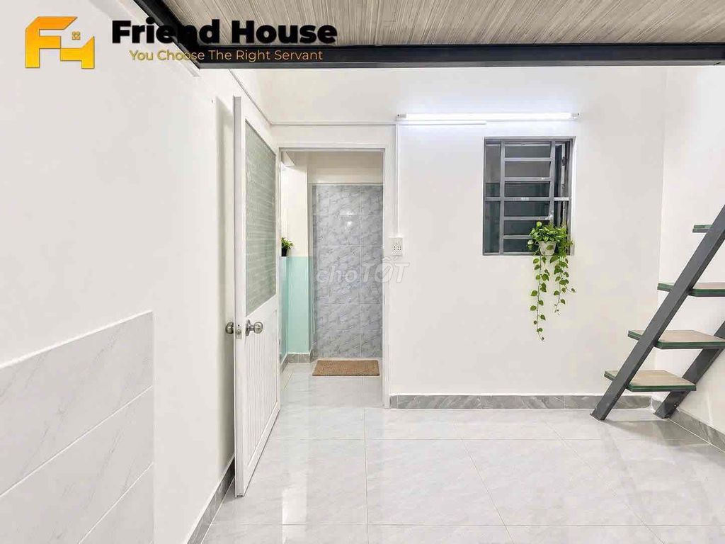 Rent a new cheap new room at Phan Văn Trị--right in the middle of the bronze chain.