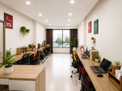 A Garden Gate 38m2 office furniture 10 million Novaland