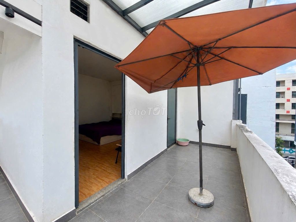 I'll rent a room with my own roof.