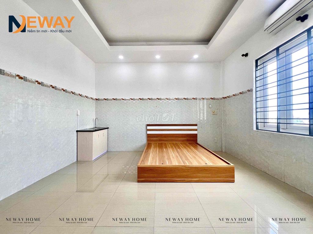 opening a newly built boarding room near the corner of a cloud