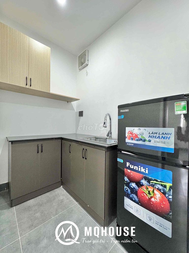 New interior suite with a front elevator on Bình Long.