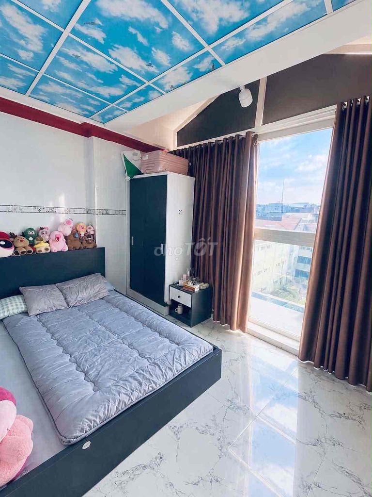 two bedrooms.