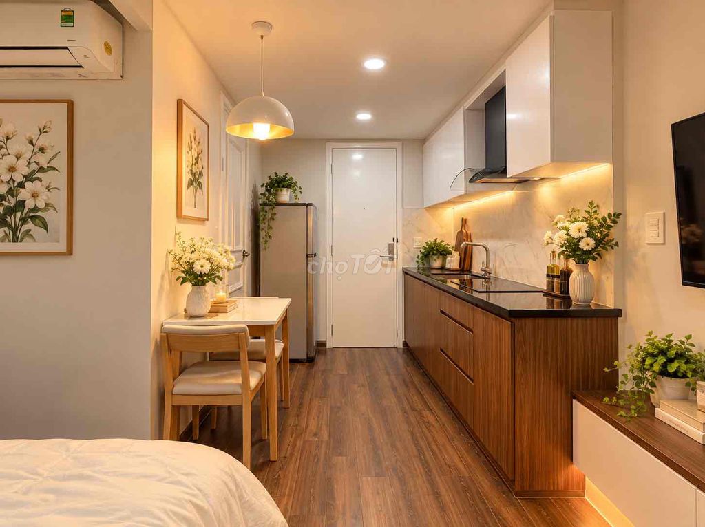 Nice room 8 million Nguyễn Cửu Vân - the area is not flooded