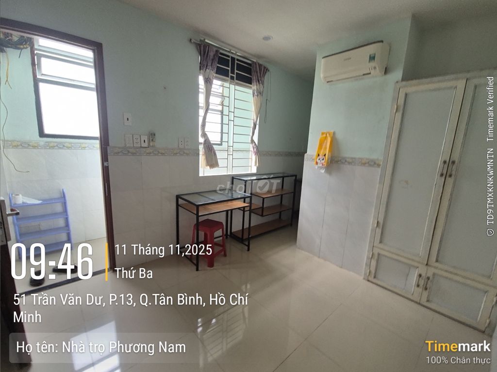 Renting room 51 Trần Văn Dư, 1893 13, Tân Bình District.