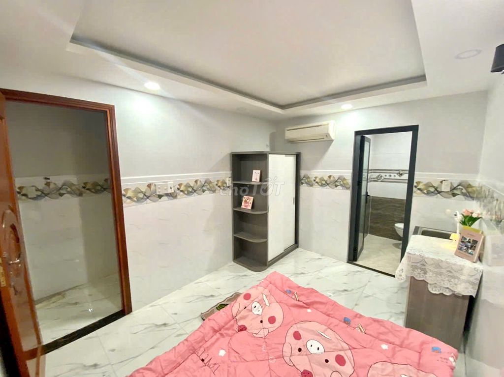 Rent basic interior studios right over Lê Văn Quới - four-way fall.