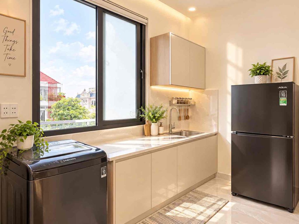 Super cool balcony studio right in the Bình Lợi neighborhood