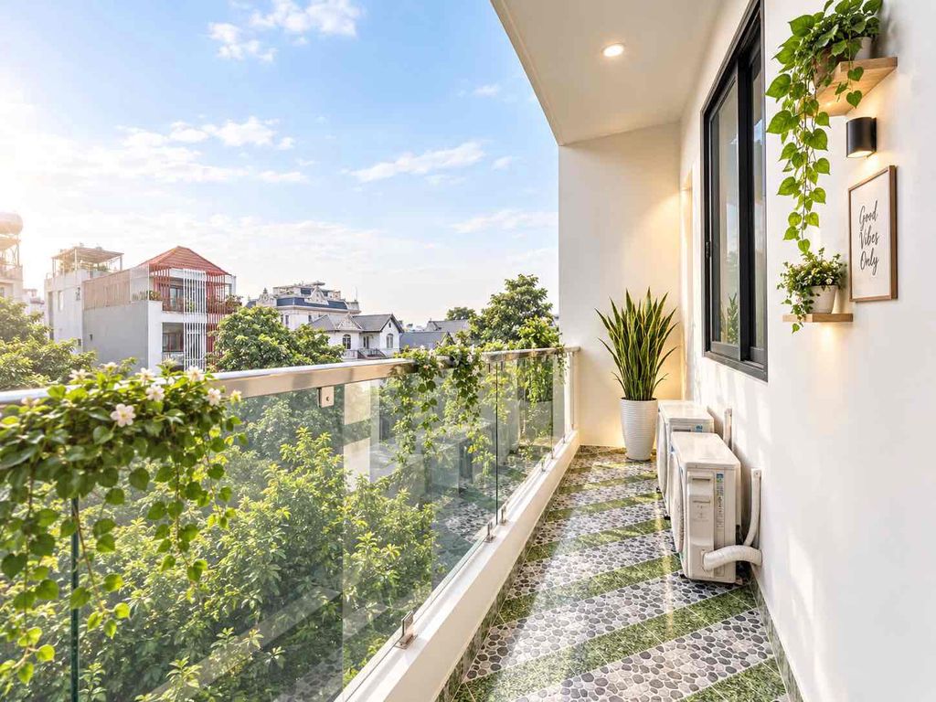 Super cool balcony studio right in the Bình Lợi neighborhood