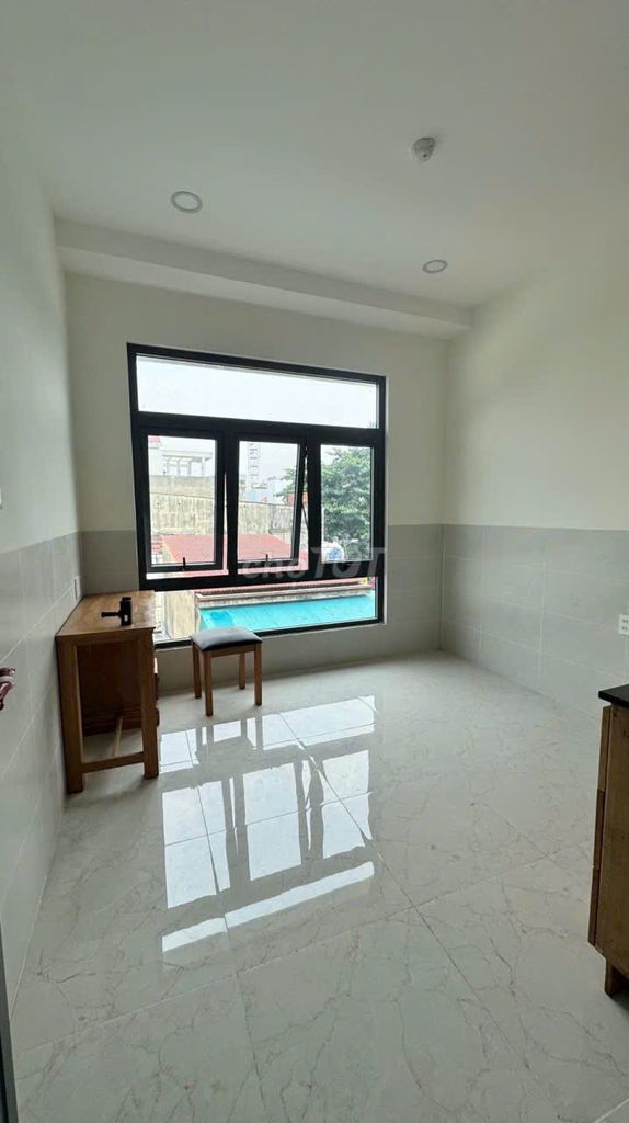 newly built motel room