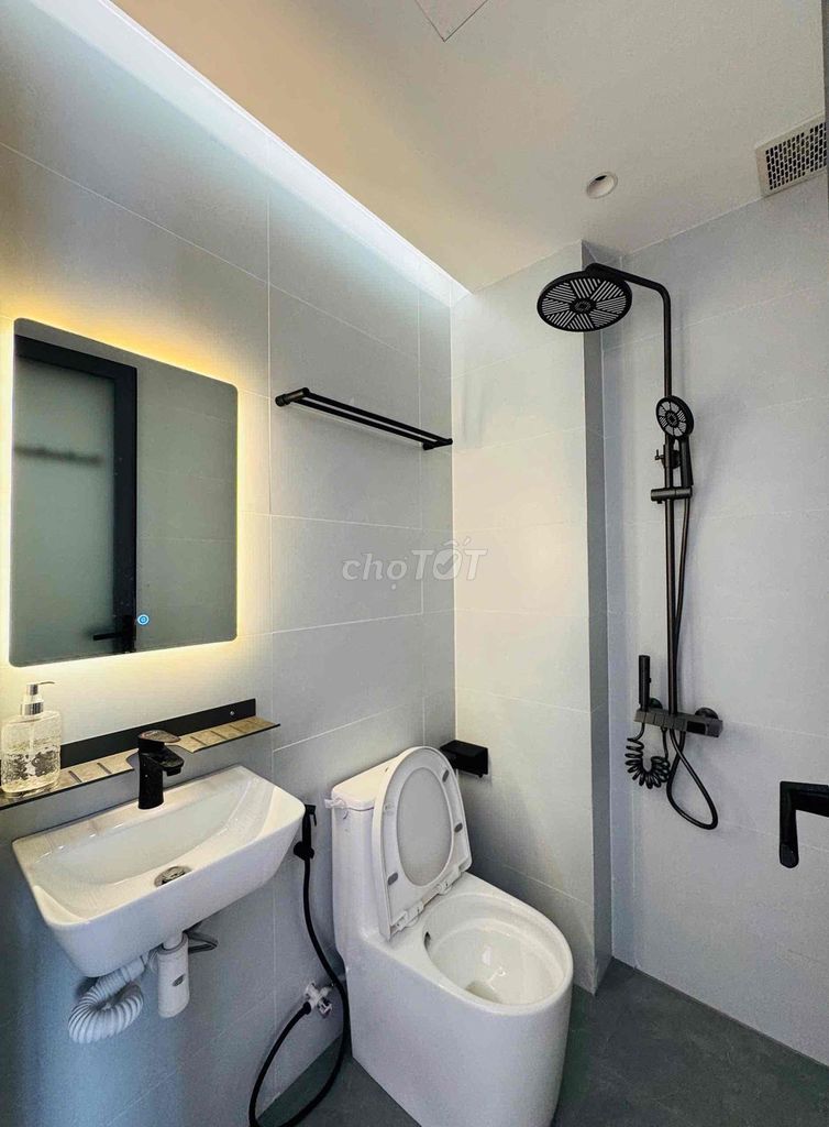 High-level apartment-full interior- with balcony
