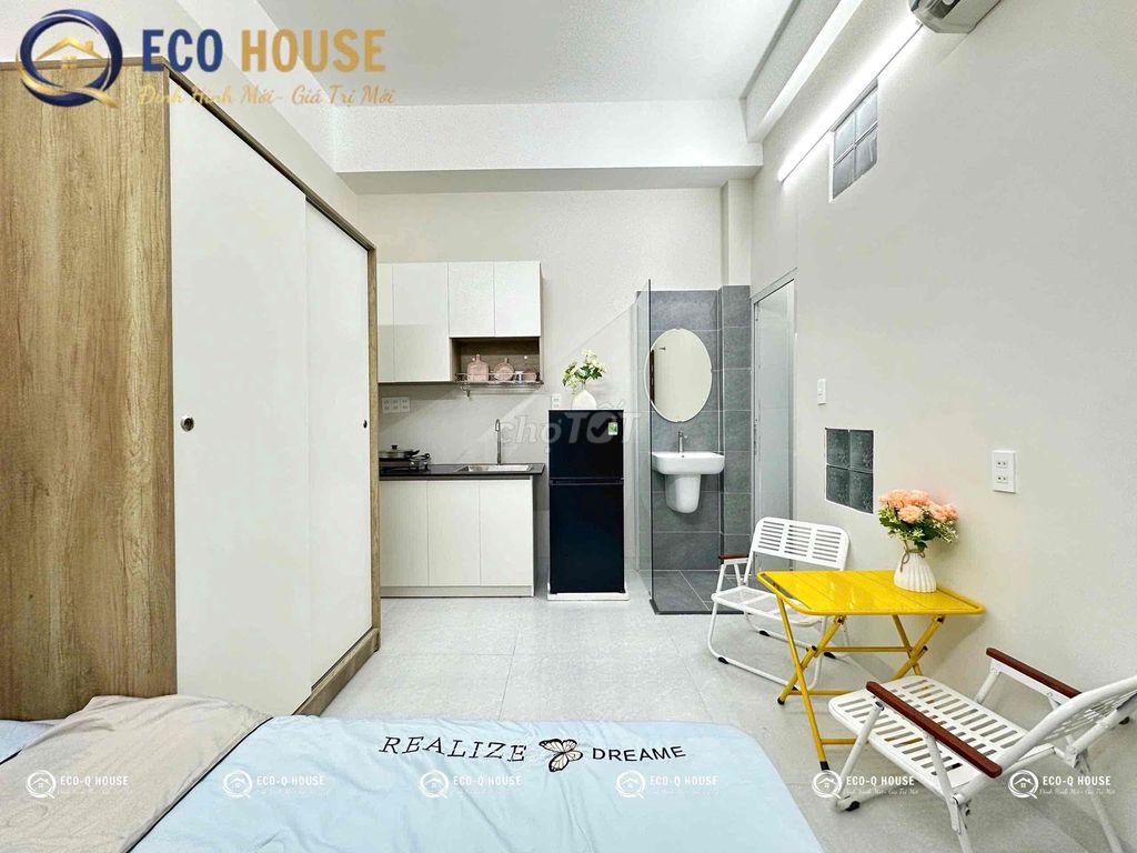 Rent the new full interior studio 100% Tân Quý Tân Phú