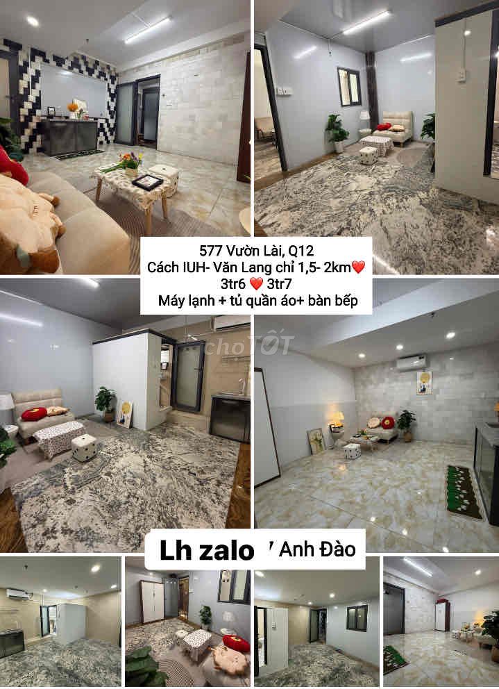 Room in Vườn Lài is 1 .5 km .3 million 5 million windows - balcony