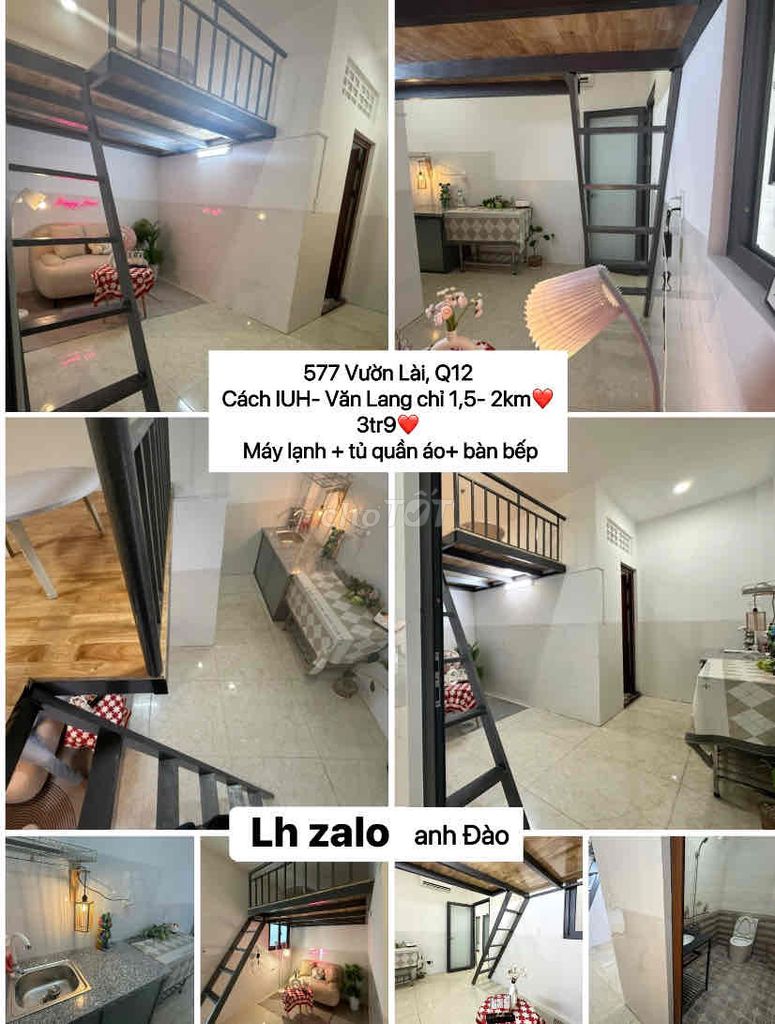Room in Vườn Lài is 1 .5 km .3 million 5 million windows - balcony
