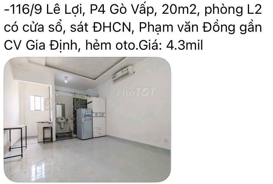 It's the owner of the room with the interior of Gò Vấp County.