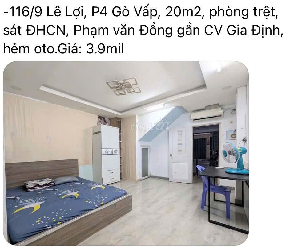 It's the owner of the room with the interior of Gò Vấp County.
