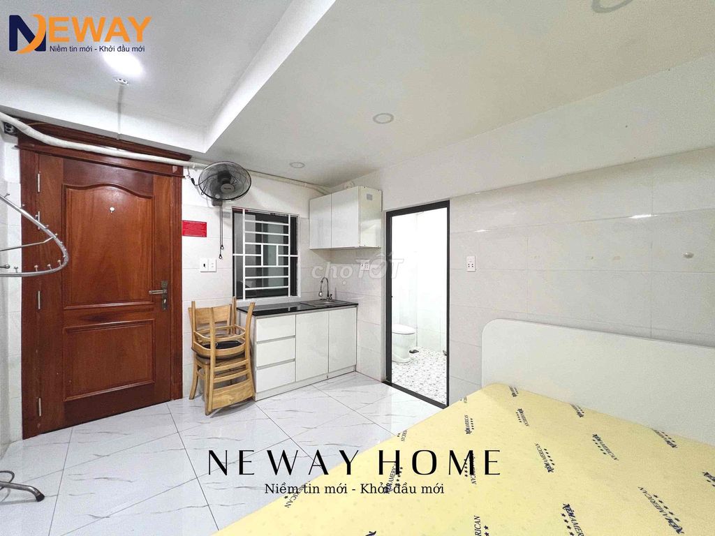 The studio is full of furniture near the new market, aeon Tân Phú