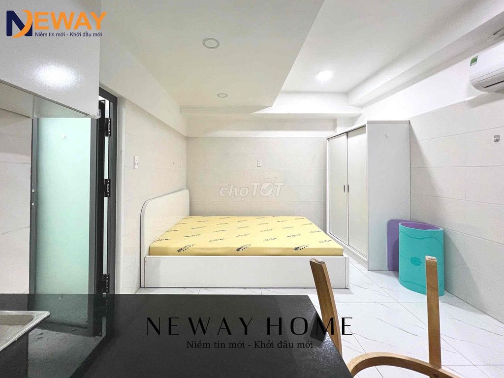 The studio is full of furniture near the new market, aeon Tân Phú