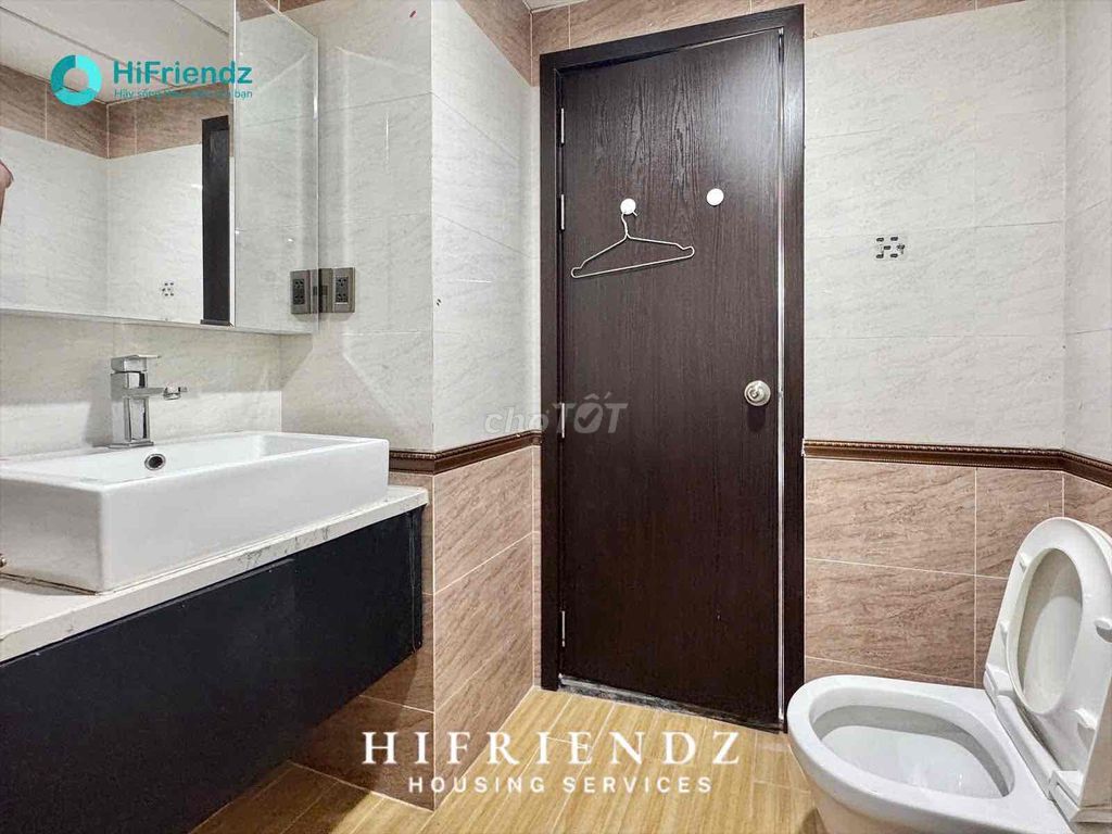 The balcony studio is a super-looking interior - cheap room near District 5.