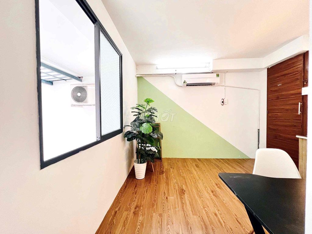 The studio 1st bedroom is full of interiors - Bình Tân - super wide