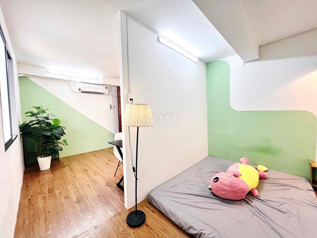 The studio 1st bedroom is full of interiors - Bình Tân - super wide