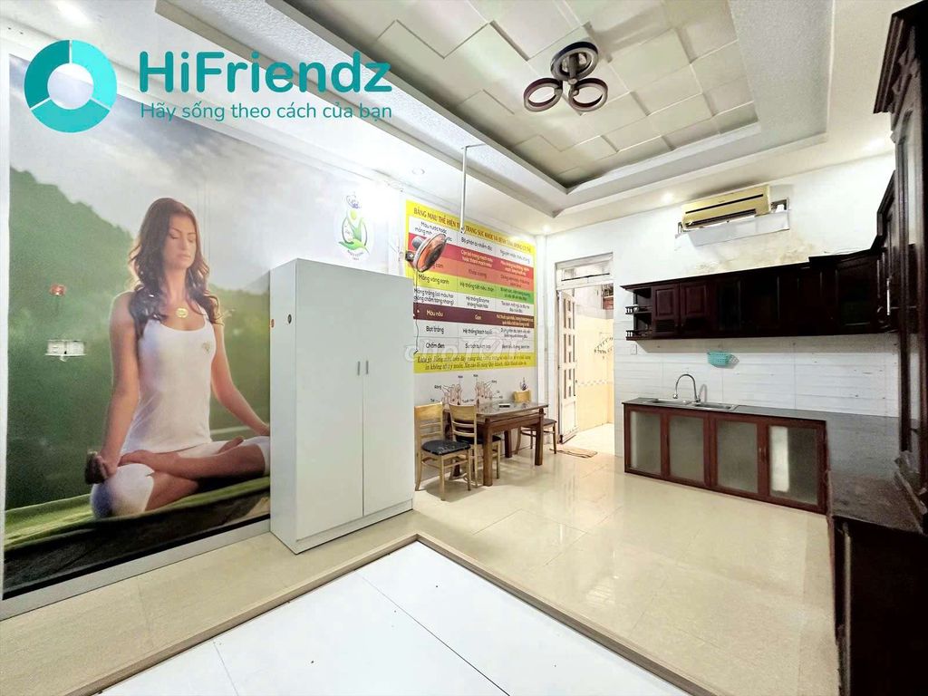 The super-wide studio has interiors in Trần Thị Do, Hiệp Thành Market.