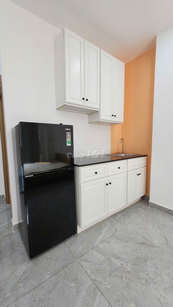 owns a high-end service apartment at the center of the city.