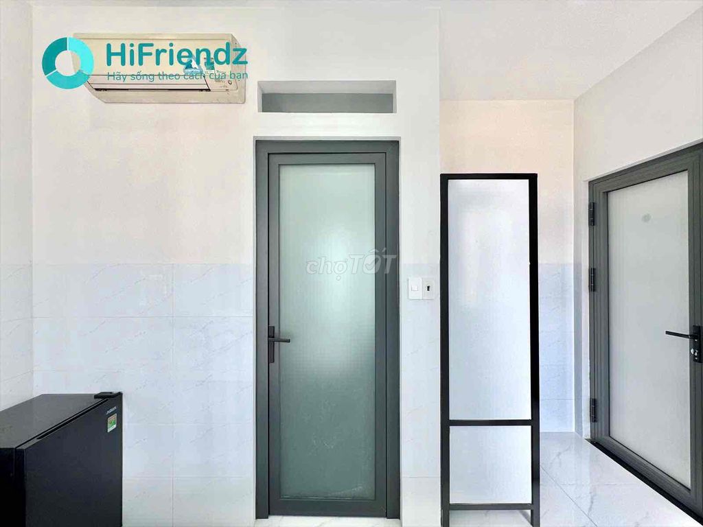 Super open balcony studio near Cầu Chữ Y, great literary requirements.
