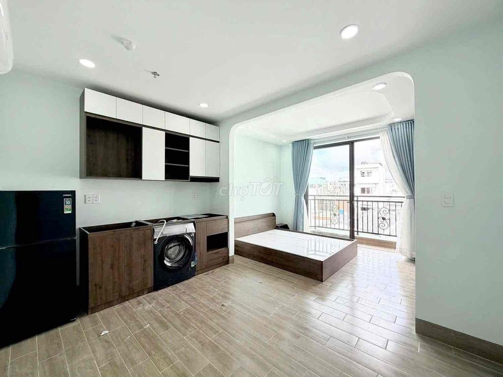 Open one bedroom, full interior-in-the-Đỗ Xuân Hợp, Global City.