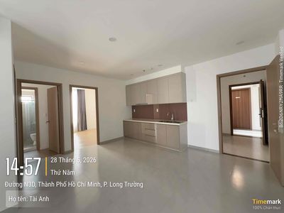 Rent the apartment for two bedrooms, two 70-foot toilets at 6.5 a month, a new house, interior.