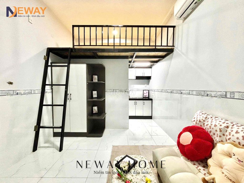 newly built hotel room - good security furniture - Vườn Lài