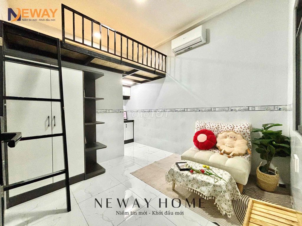 newly built hotel room - good security furniture - Vườn Lài