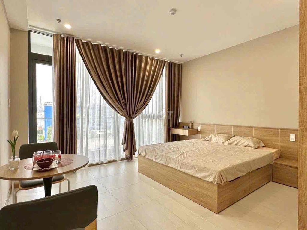 Studio with a kitchen pan full of beautiful view furniture