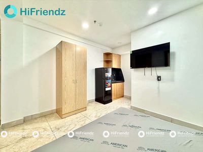 The studio apartment is full of furniture from A to Z near the end of the volume.