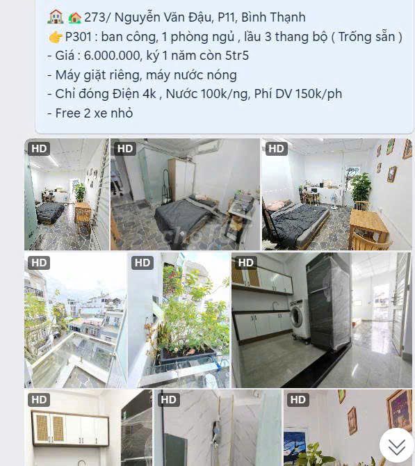 Rent room.