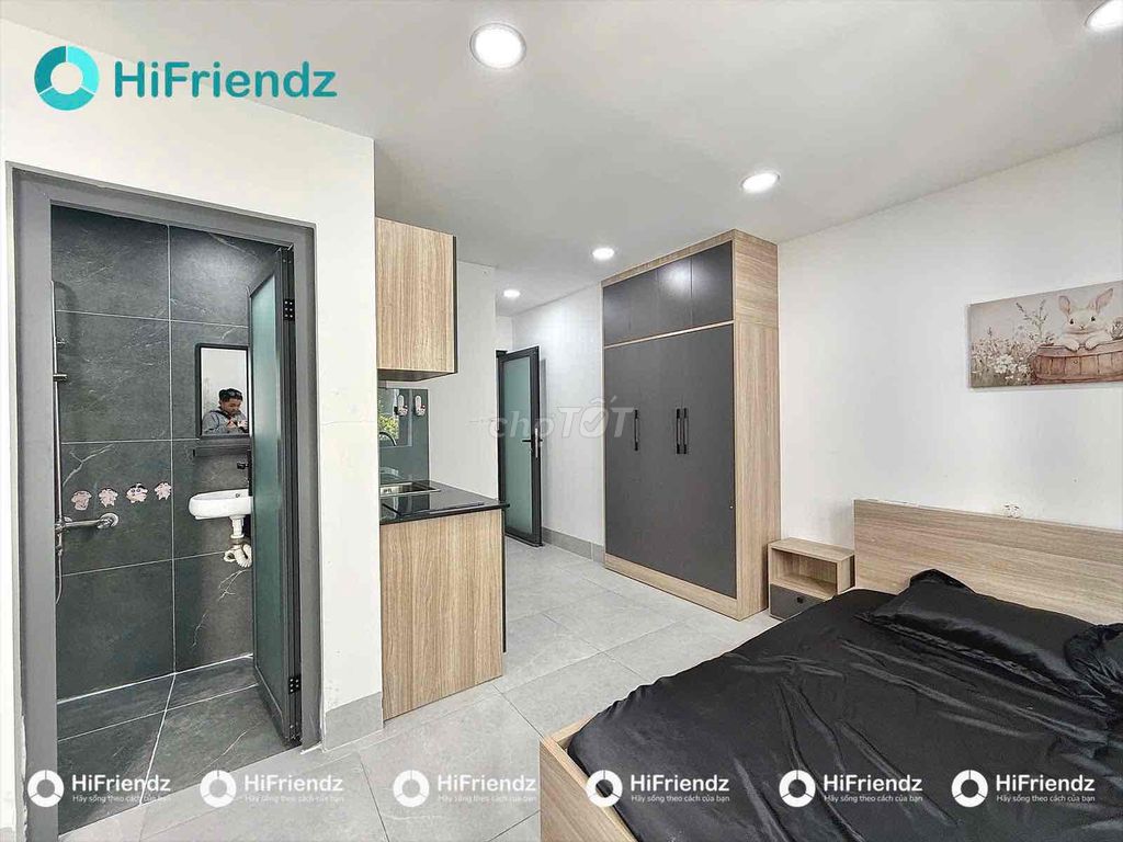 rents the balcony window studio full ntt Quang Trung Gò Vấp