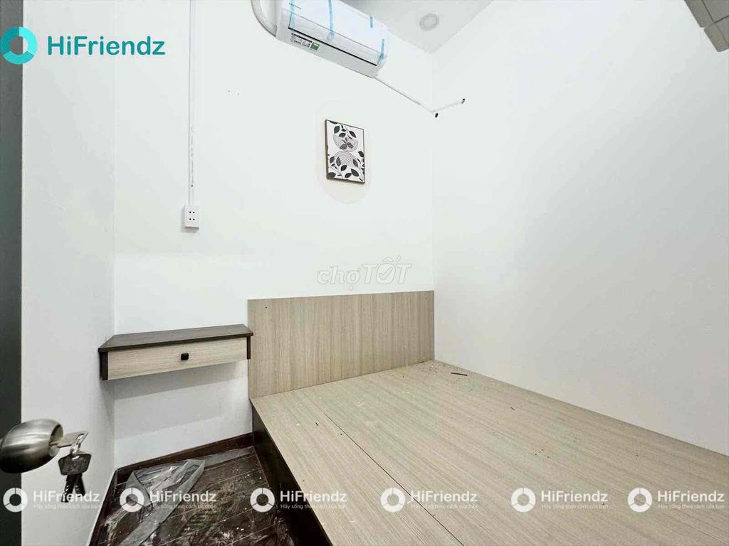 Rent two bedrooms. Two air conditioning Thống Nhất Gò Vấp.