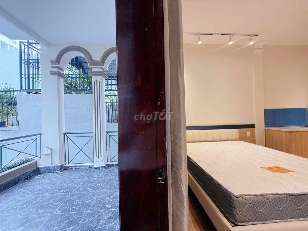 Renting a 35-foot-by-five-foot balcony near you.